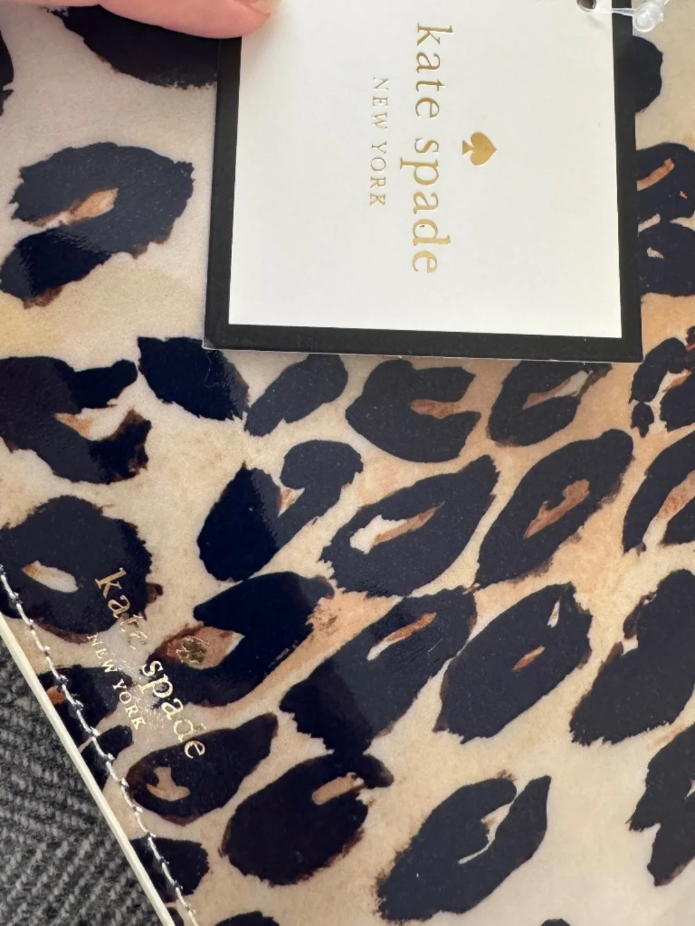 NWT, KATE SPADE, LEOPARD PRINT PENCIL HOLDER